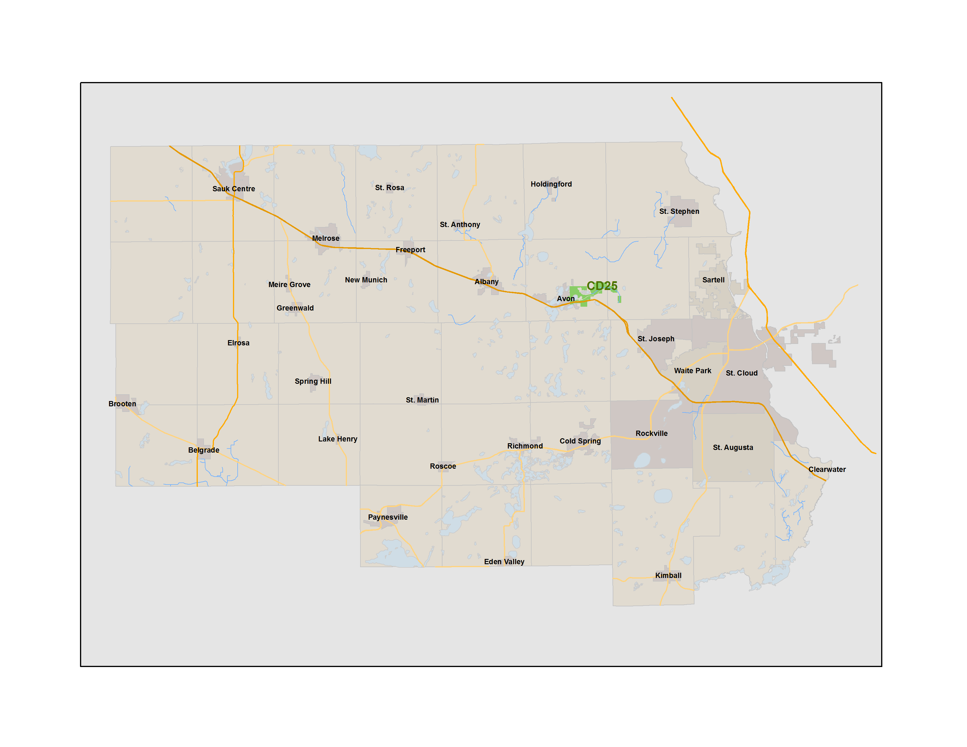 stearns county property map Stearns County Cd25 stearns county property map